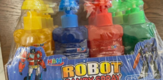 GADGETS ALCOOLISÉS POUR ENFANTS: UN COMMERÇANT ARRÊTÉ!