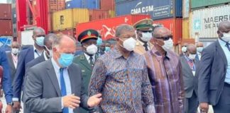 LE PRÉSIDENT ANGOLAIS JOÃO LOURENÇO AU PORT AUTONOME DE CONAKRY