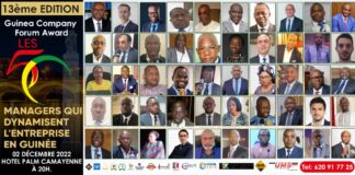 GALA DE DISTINCTION DES 50 MANAGERS QUI DYNAMISENT L’ENTREPRISE EN GUINÉE
