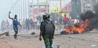 GUINÉE/TRANSITION : UNE AUTRE MANIFESTATION CONTRE LA JUNTE