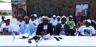 GUINÉE/STÈLE AGRESSION 70: UN MEMBRE THE BLACK PARTHER COMMÉMORÉ!