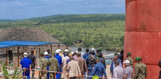 LE PREMIER MINISTRE VISITE LES INSTALLATIONS DU PROJET HYDROÉLECTRIQUE D’AMARIA