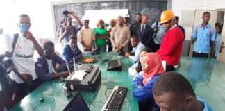 EXAMENS/ENPT : LE MINISTRE OUSMANE GAOUAL LANCE LES ÉPREUVES PRATIQUES