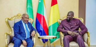 GUINÉE : LES PREMIERS MOTS DU PRÉSIDENT AZALI ASSOUMANI A SON ARRIVÉE