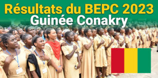 GUINÉE/BEPC 2023 : LE TAUX D’ADMISSION EST 34%