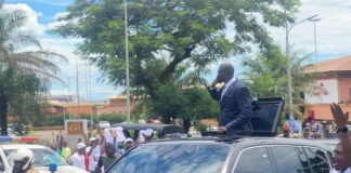 L’ACCUEIL TRIOMPHAL DU COLONEL MAMADI DOUMBOUYA À CONAKRY