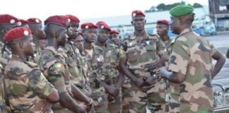 FESTIVITÉS 02 OCTOBRE 2023: DES MILITAIRES MALIENS À CONAKRY