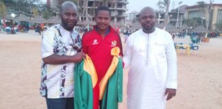 CHAMPIONNAT AFRICAIN DE SCRABBLE : LES ATHLÈTES GUINÉENS ONT REÇU LE DRAPEAU NATIONAL