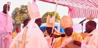 BOKÉ: LE CLERGÉ CATHOLIQUE CONSACRE LE NOUVEL ÉVÊQUE