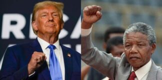 TRUMP SE COMPARE À UN « MANDELA DES TEMPS MODERNES »
