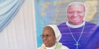 VIE RELIGIEUSE: SOEUR MARIE LOUISE BARRY AUX ANGES POUR SES 40 ANS!