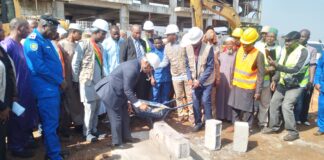 GUINÉE : POSE DE LA PREMIÈRE PIERRE DU NOUVEAU SIÈGE DE LA DIRECTION GÉNÉRALE DES DOUANES