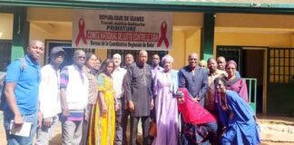 GUINÉÉ/RIPOSTE AU VIH/SIDA : SUPERVISION DE HAUT NIVEAU DANS LA RÉGION DE BOKÉ