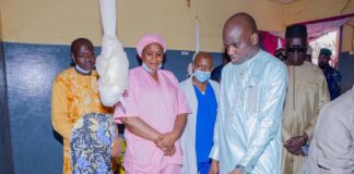 MSHP/KANKAN-MANDIAN-SIGUIRI-KOUROUSSA : DR OUMAR DIOUHÉ BAH VISITE PLUSIEURS SERVICES DE SANTÉ