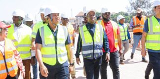 ÉCHANGEUR DE BAMBÉTO : « L’OBJECTIF C’EST DE LIBÉRER LES 8 BRETELLES EN FIN DÉCEMBRE », RASSURE LE MINISTRE