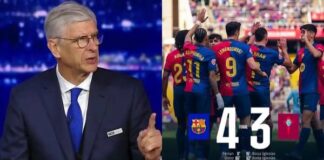 ARSÈNE WENGER APRÈS L’ÉTONNANTE VICTOIRE DU BARÇA SUR LE CELTA VIGO