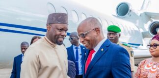 LE PREMIER MINISTRE OUSMANE SONKO À CONAKRY