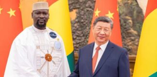 XI JINPING FÉLICITE MAMADI DOUMBOUYA