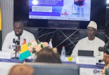 LE MINISTRE MORY CONDÉ REÇU PAR LA CGE-GUI