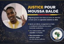 MORT D’UN MIGRANT GUINÉEN : L’OGDM INTERPELLE APRÈS LA CONDAMNATION DU CENTRE DE TURIN