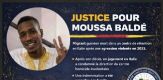 MORT D’UN MIGRANT GUINÉEN : L’OGDM INTERPELLE APRÈS LA CONDAMNATION DU CENTRE DE TURIN