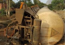 DÉRAILLEMENT D’UN TRAIN RUSAL À DUBRÉKA : FUITE DE SOUDE CAUSTIQUE