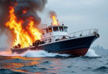 BOFFA/APOCALYPSE EN MER : UNE NAVETTE DE PATROUILLE EXPLOSE
