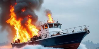 BOFFA/APOCALYPSE EN MER : UNE NAVETTE DE PATROUILLE EXPLOSE