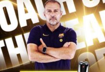 LIGA : HANSI FLICK MEILLEUR ENTRAÎNEUR DE LA SAISON