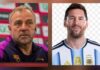 HANSI FLICK SUR LA RETRAITE INTERNATIONALE DE MESSI