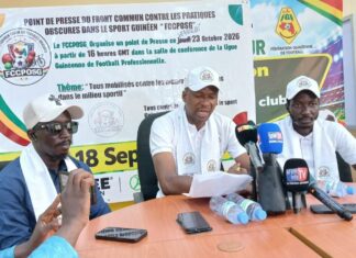 GUINÉE : NAISSANCE D’UN FRONT COMMUN CONTRE DES PRATIQUES MALSAINES DANS LE SPORT