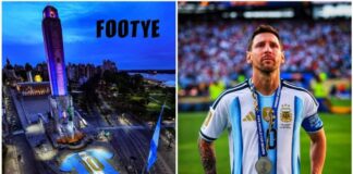 “GRACIAS 10” : ROSARIO DRESSE UN MAILLOT GÉANT DE 30 MÈTRES POUR DIRE ADIEU À MESSI