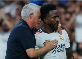 MOURINHO SUR VINÍCIUS : “À SA PLACE, JE NE SERAIS PAS ICI”